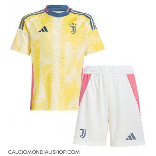 Maglie da calcio Juventus Seconda Maglia Bambino 2024-25 Manica Corta (+ Pantaloni corti)